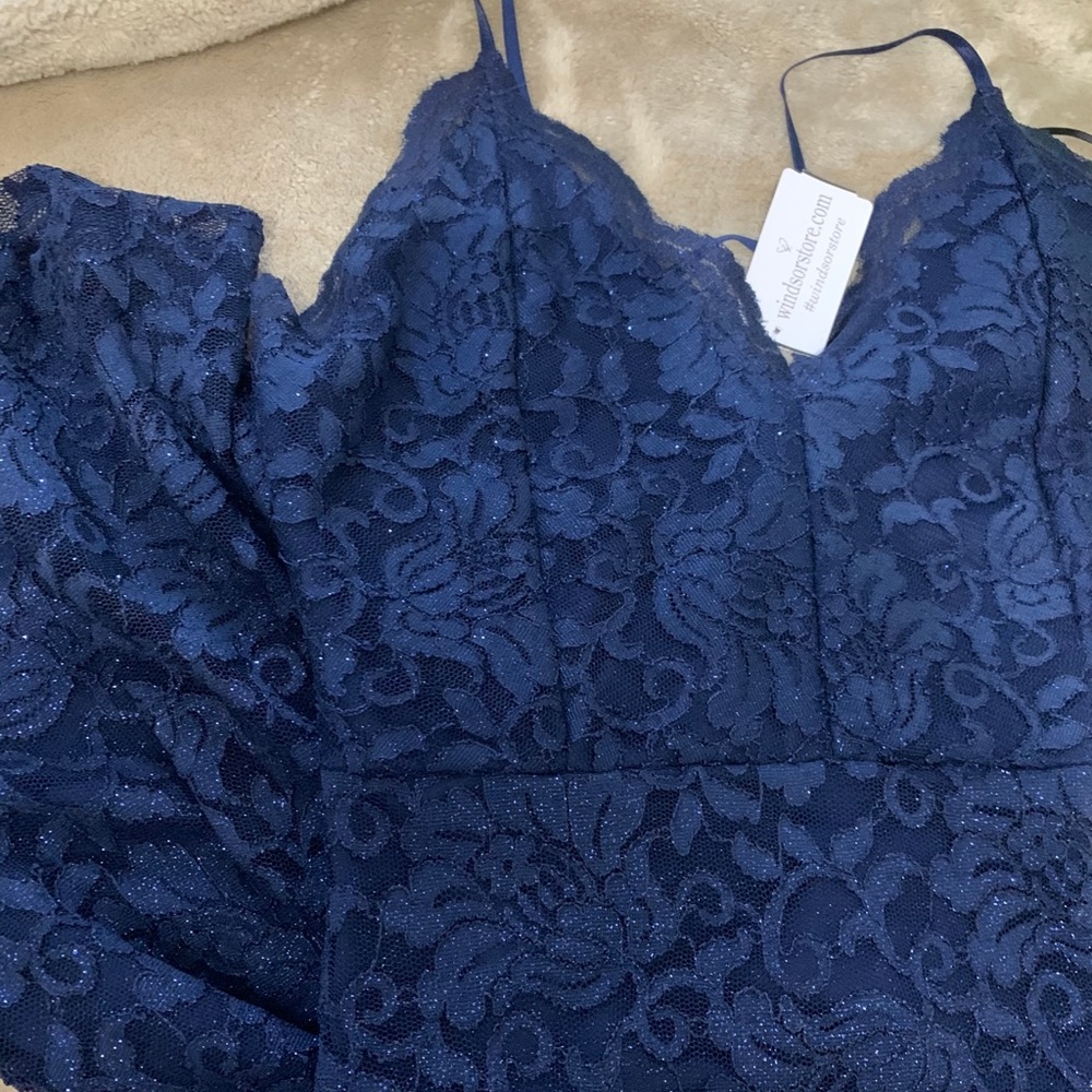 BLUE SPARKLE DRESS